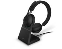 Bluetooth гарнитура Jabra Evolve2 65, Link380a MS Stereo Stand Black(26599-999-989)